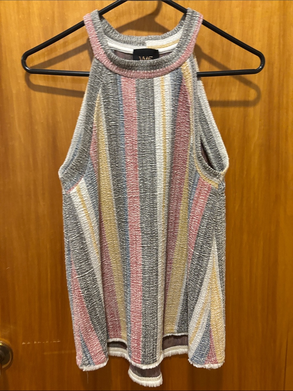 💙 3 FOR $22
W5 Multicolor Striped Tank Top - Pink, Gray, Cream, Blue, Gold
